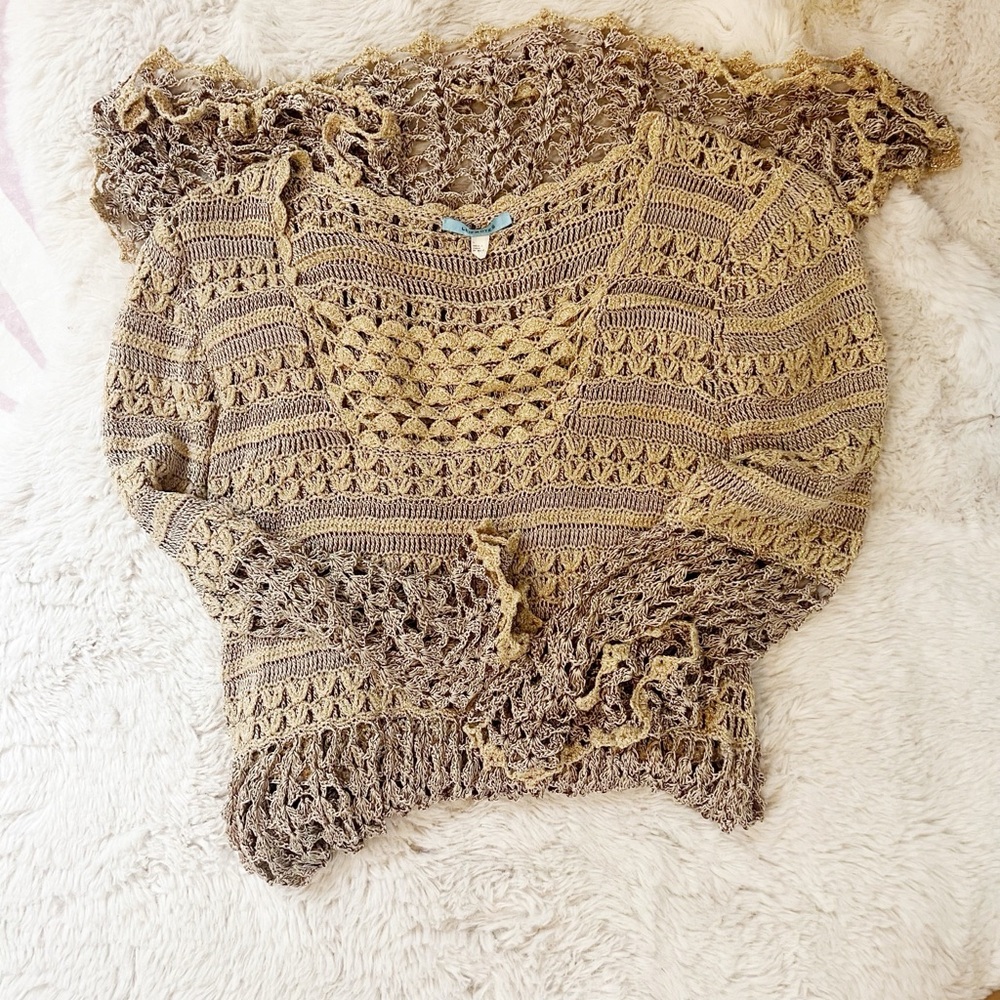 Large Leifnotes Crochet Dress - Picture 4 of 5